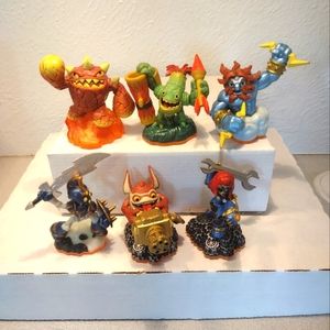 Skylanders 6 figures lot